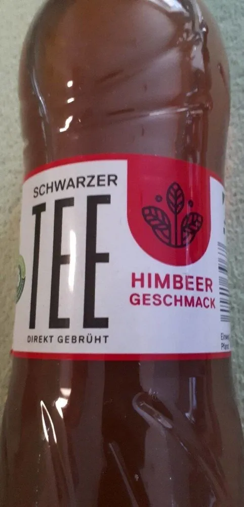 Schwarzer Tee direkt gebrüht Himbeergeschmsck