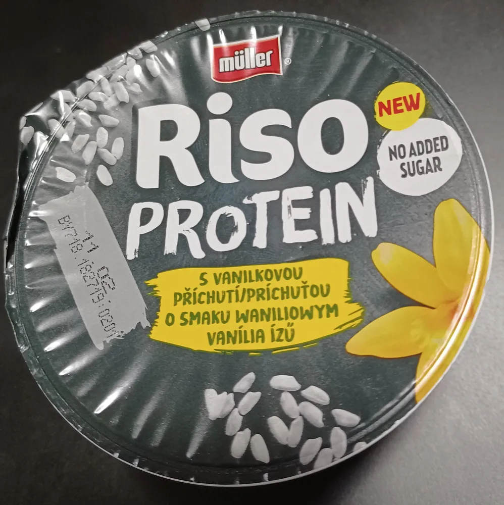 Riso Protein s vanilkovou pŕíchuťou