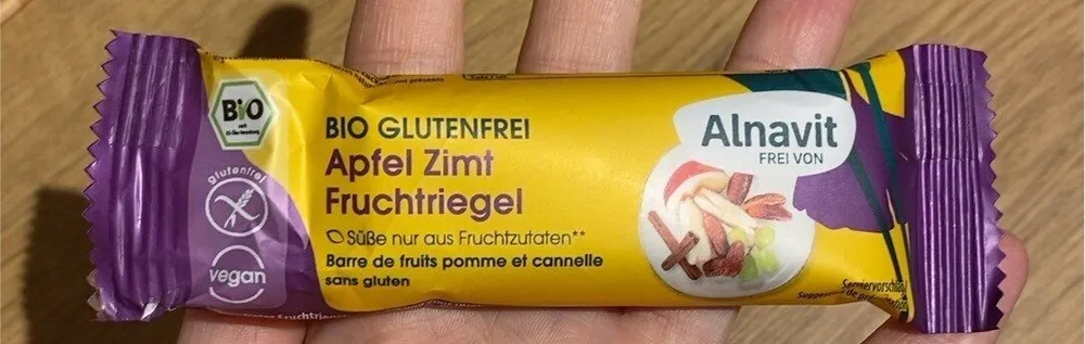 Apfel Zimt Fruchtriegel