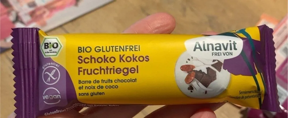 Schoko Kokos Fruchtriegel