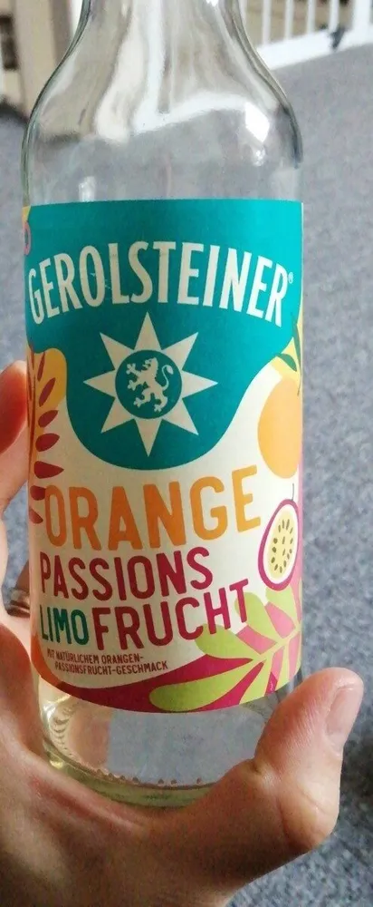 Orange Passionsfrucht Limo