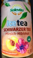 Icetea Schwarzer Tee Pfirsich Hibiskus