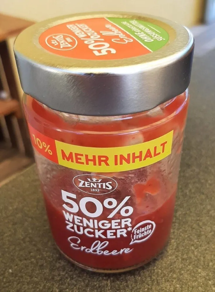 Erdbeer marmelade   -Zucker