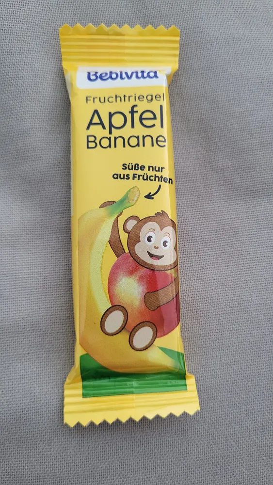 Fruchtriegel Apfel Banane