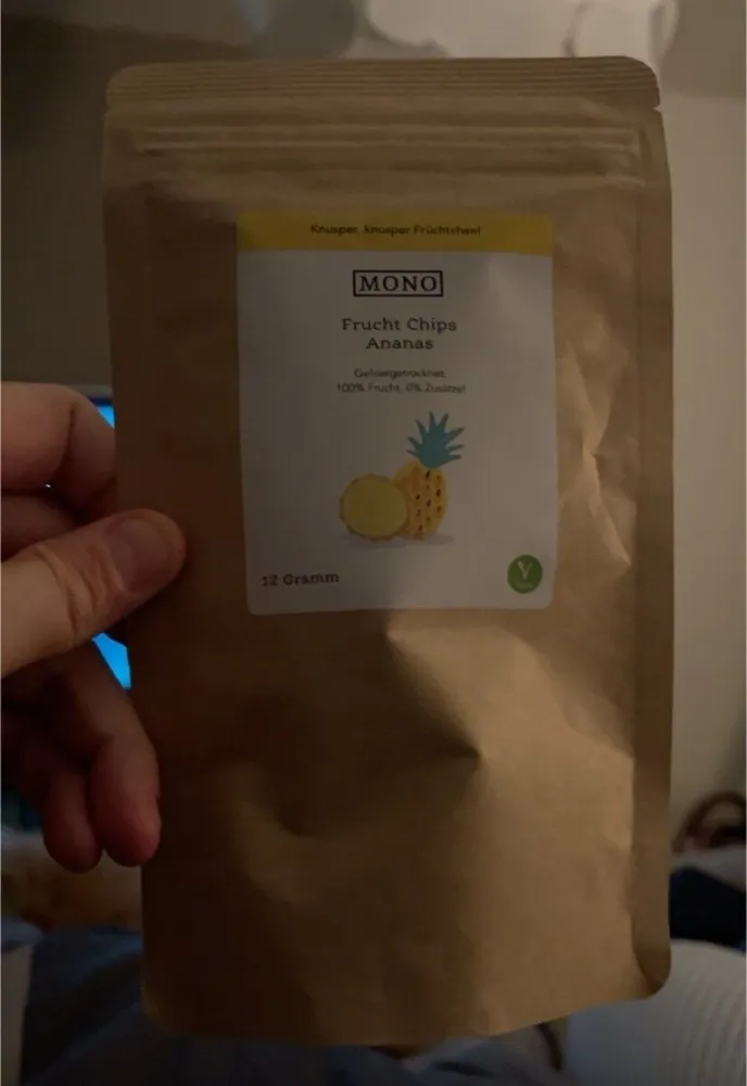 Frucht Chips Ananas