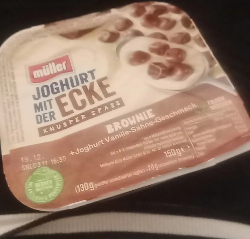 Joghurt mit der Ecke - Brownie