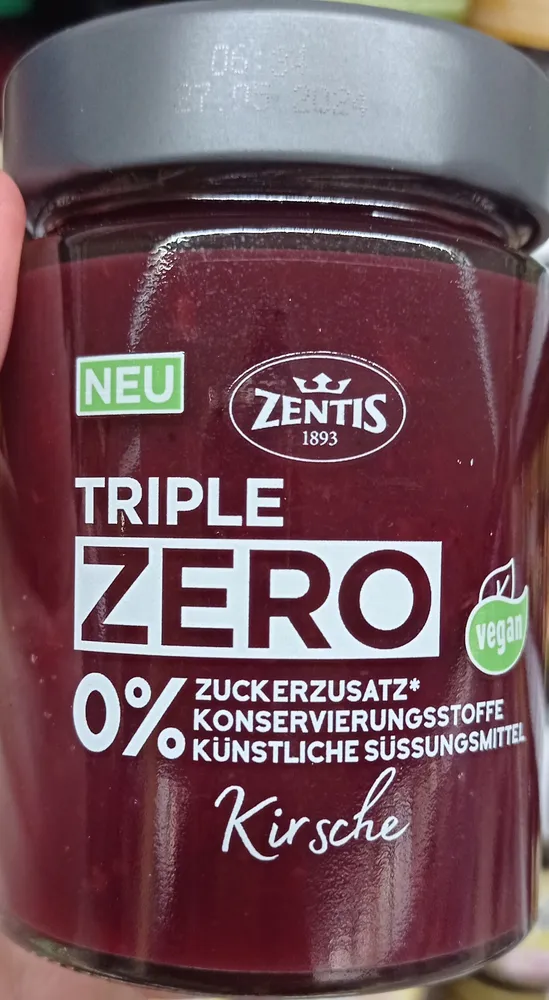 Zweierlei Kirsch-Apfel Fruchtaufstrich (Triple Zero Kirsche)