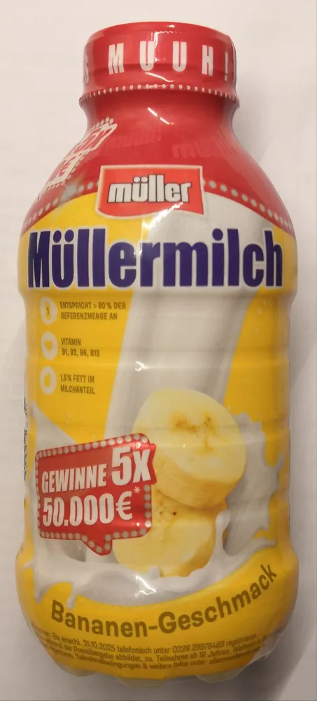 Müllermilch - Bananen-Geschmack