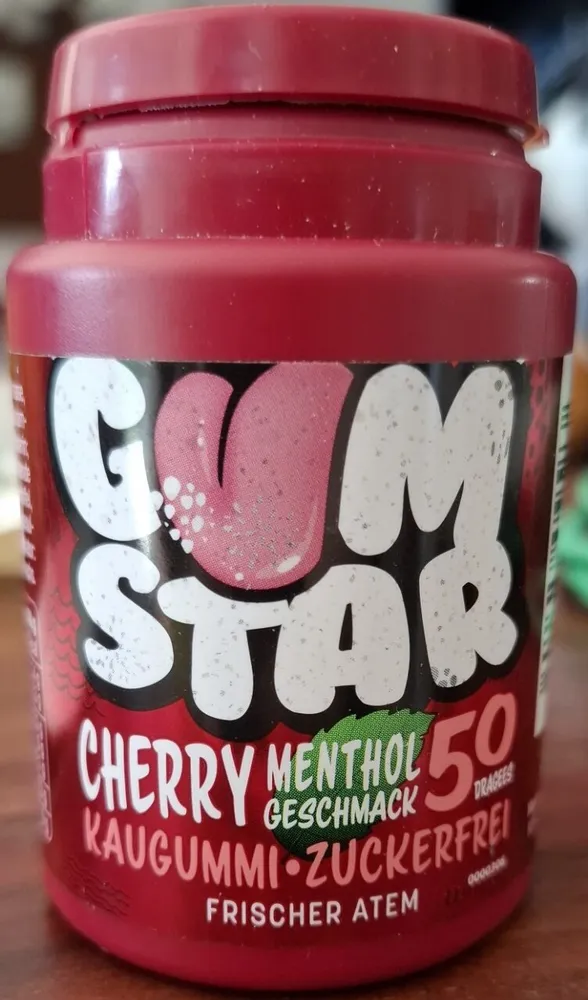 CHERRY MENTHOL GESCHMACK KAUGUMMI ZUCKERFREI