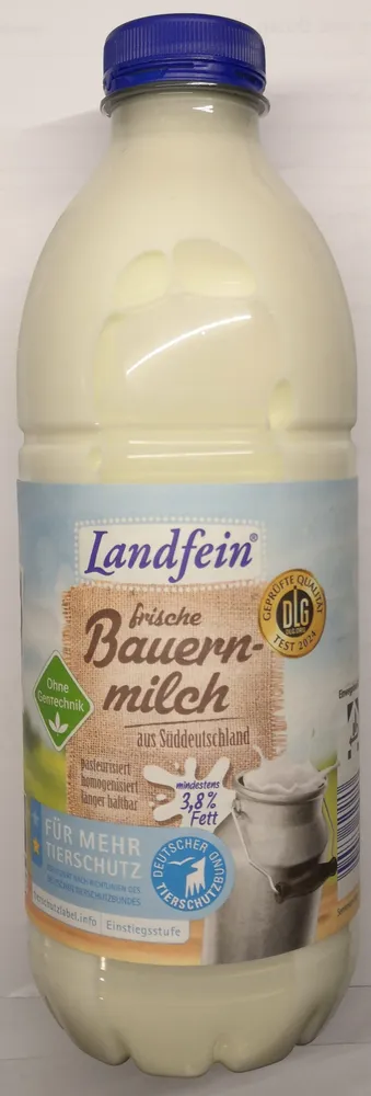 frische Bauernmilch aus Süddeutschland