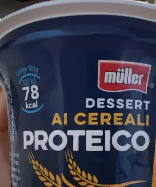 Dessert ai cereali proteico