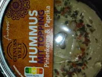 Hummus mit Pinienkerne & Paprika