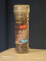 Pfeffer schwarz Mühle