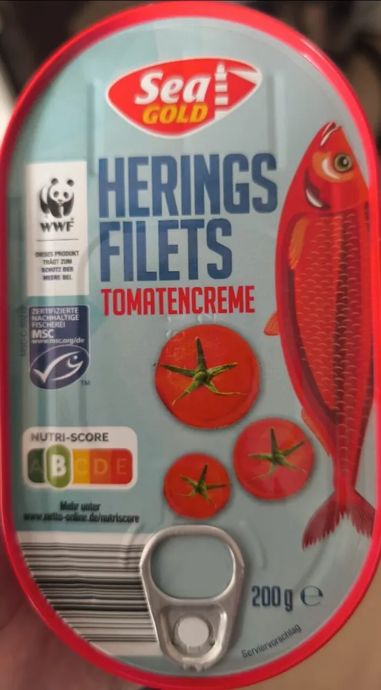 Herings Filets Tomatencreme
