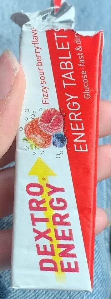 Dextros Energy Fizzy sour berry flavor