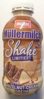 Müllermilch Shake Hazelnut Cream Dream