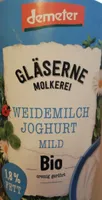 Weidemilch Jogurt mild Demeter