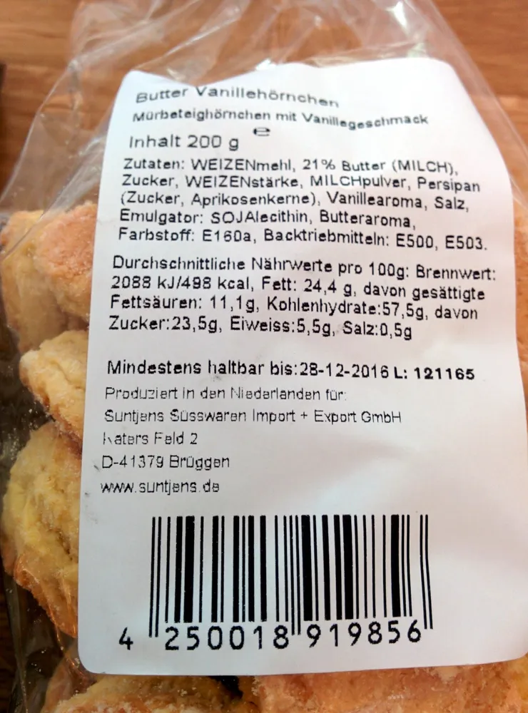 Butter Vanillehörnchen