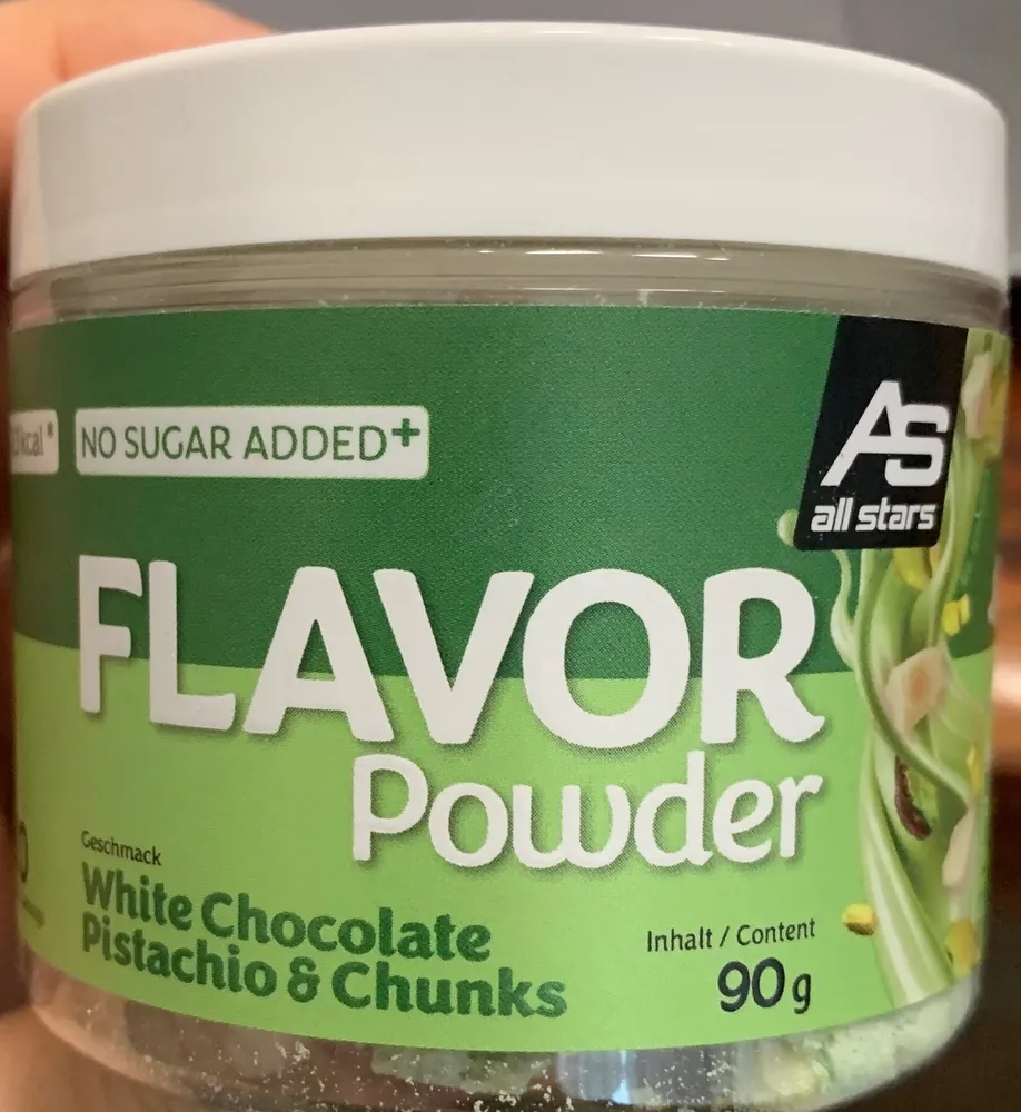 FLAVOR Powder White Chocolate Pistachio & Chunks