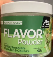 FLAVOR Powder White Chocolate Pistachio & Chunks