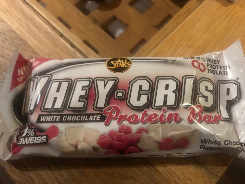 Whey-crisp protein bar