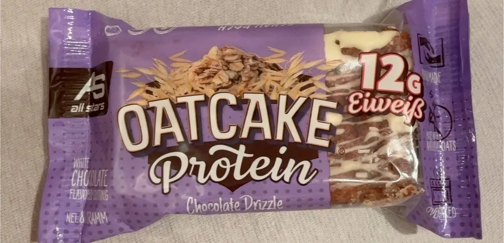 Oatcake protein chocolate drizzle