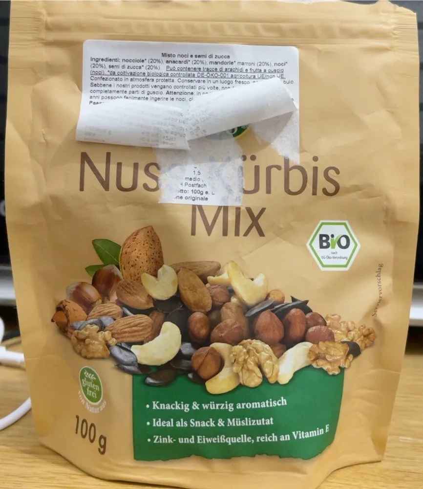 Nuss Kürbis Mix
