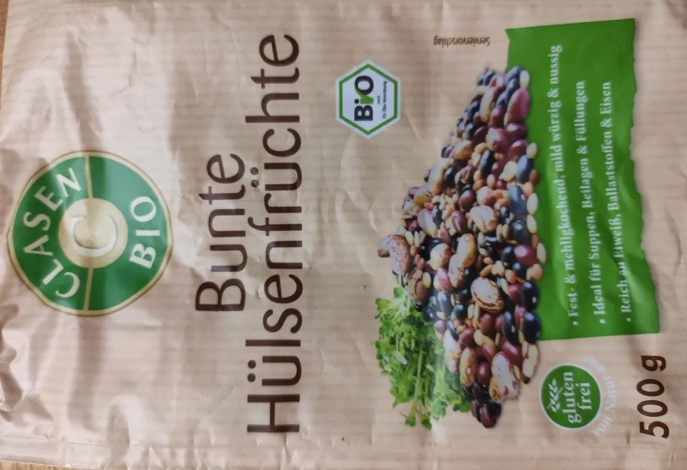 Bunte Hülsenfrüchte