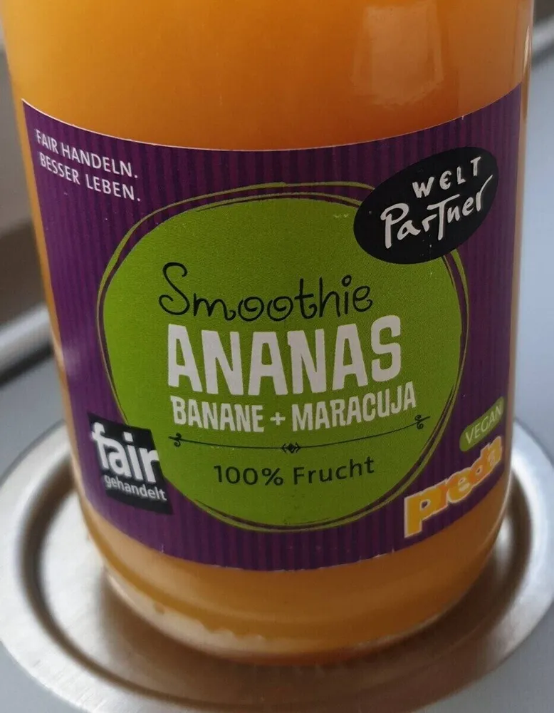 Smoothy ananas banane + maracuja