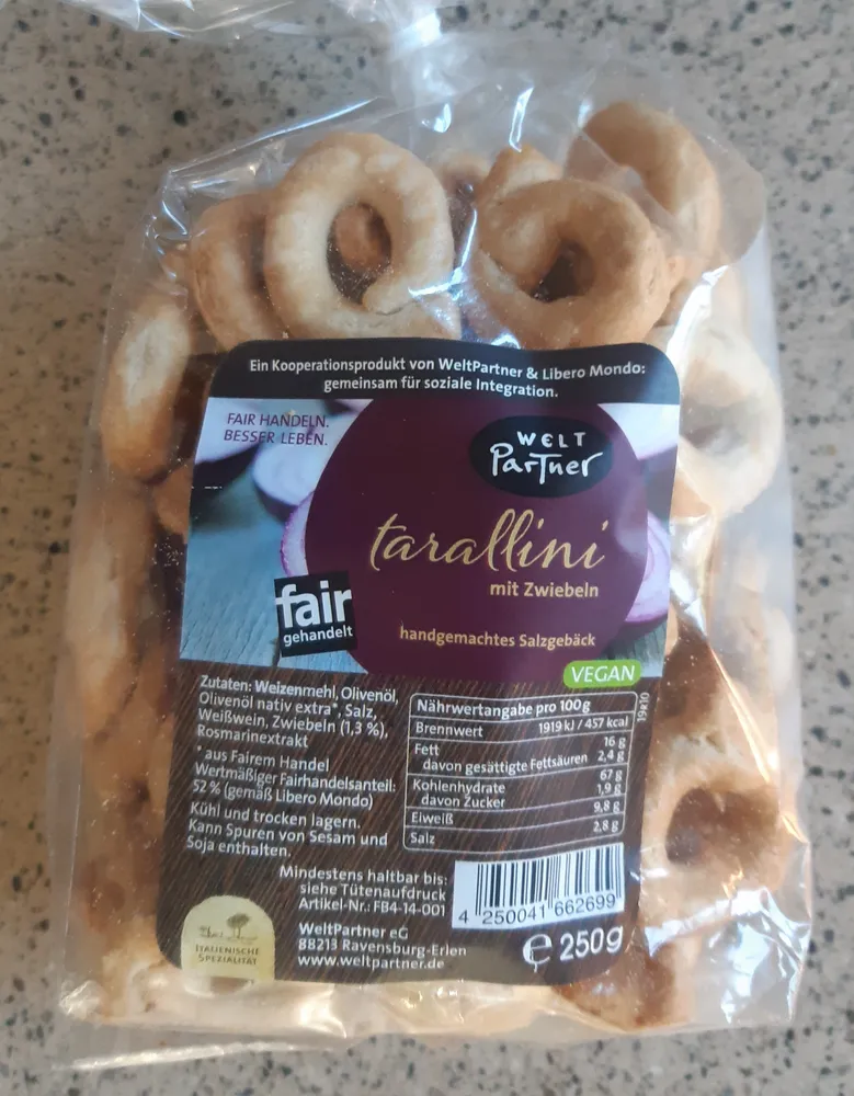 tarallini mit zwiebeln