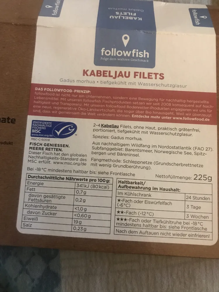 Kabeljaufitlets 5,19