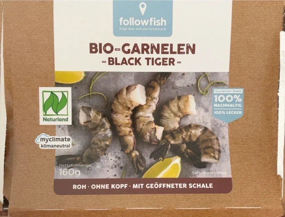 Bio-Garnelen Black Tiger