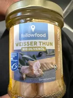 Followfish Weißer Thun Bio Olivenöl 4250073452657 Thunfisch Filets in Bio-Olivenöl