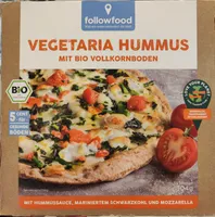 Vegetaria Hummus mit Vollkornboden