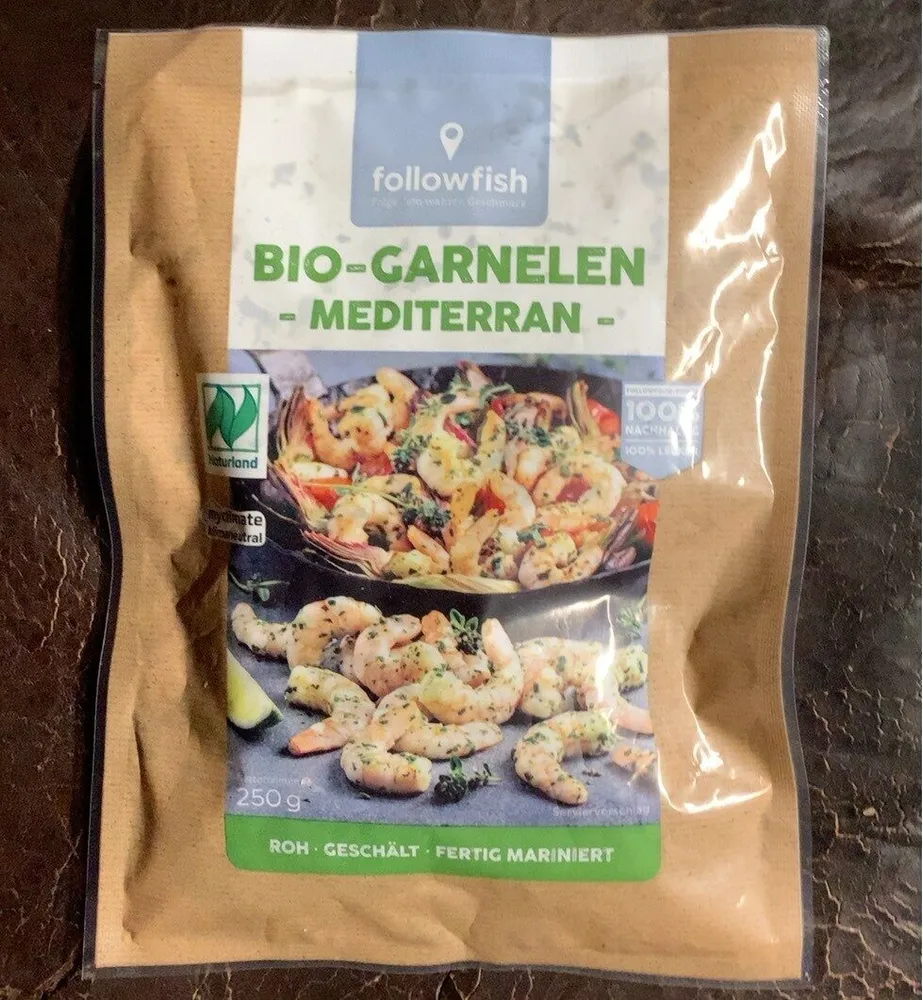 Bio-Garnelen  - Mediterran -