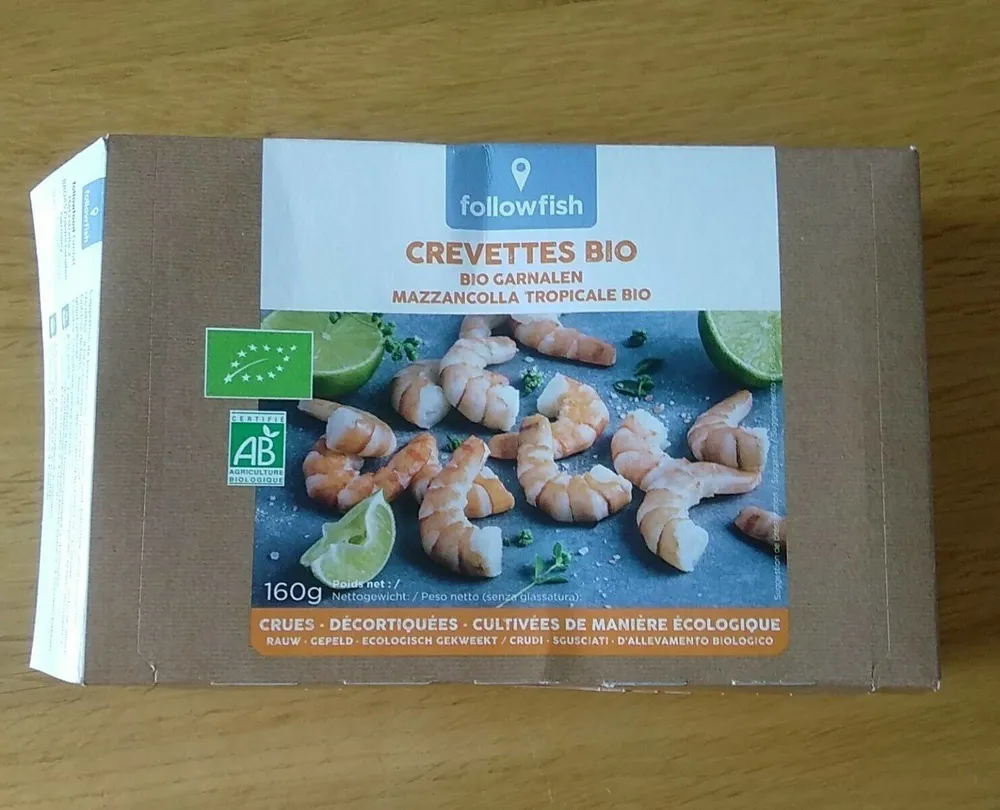 Crevettes bio