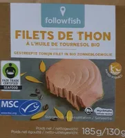 Filets de thon à l'huile de tournesol bio