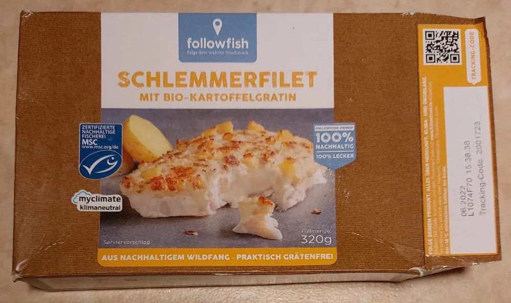 Schlemmerfilet mit Bio-Kartoffelgratin