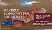 Makrelenfilets in Bio Tomatensauce
