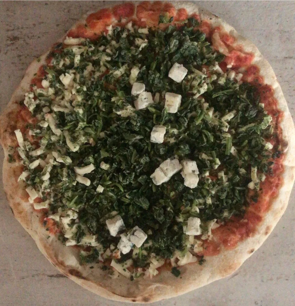 Spinat Gorgonzola Pizza