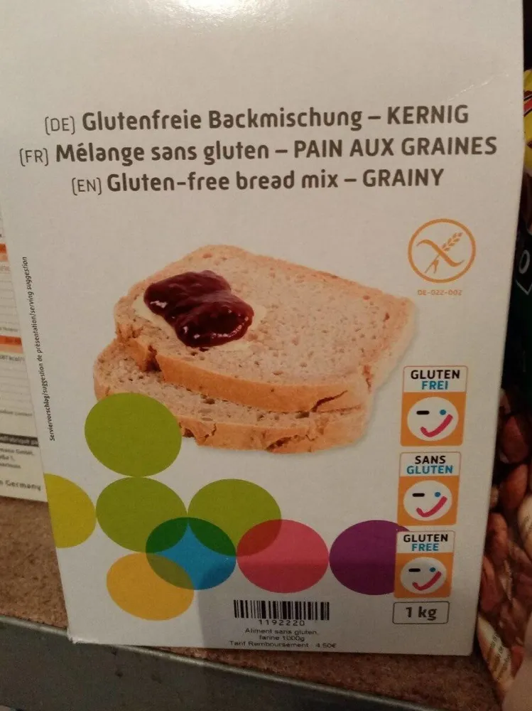 Mélange sans gluten pain aux graines