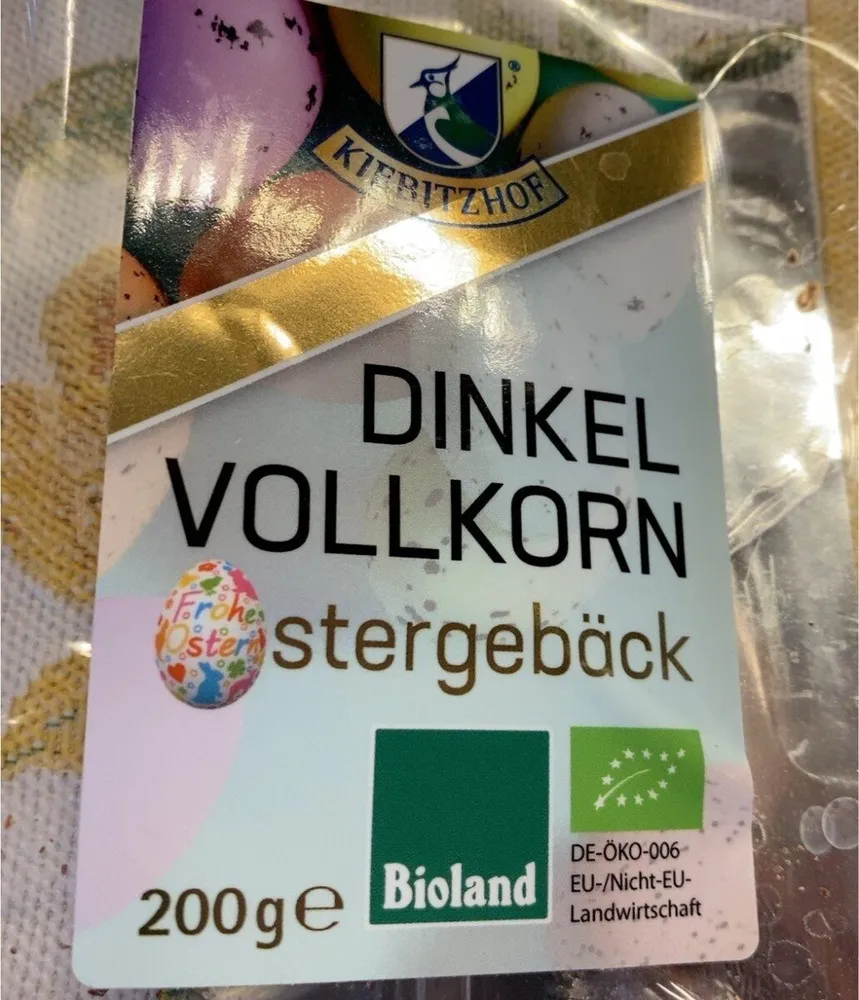Dinkelvollkorn ostergebäck