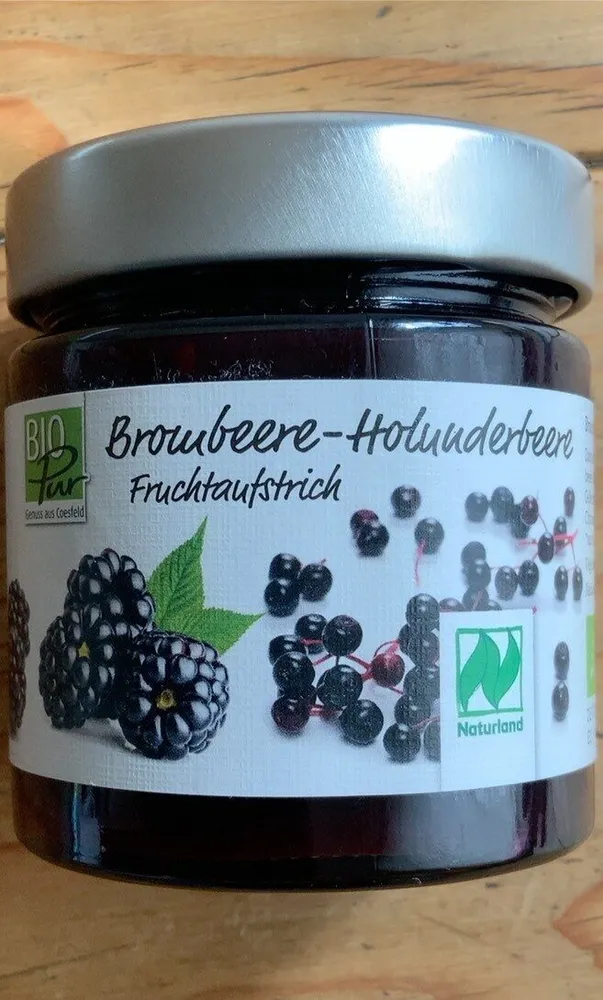 Brombeere-Holunderbeere Fruchtaufstrich