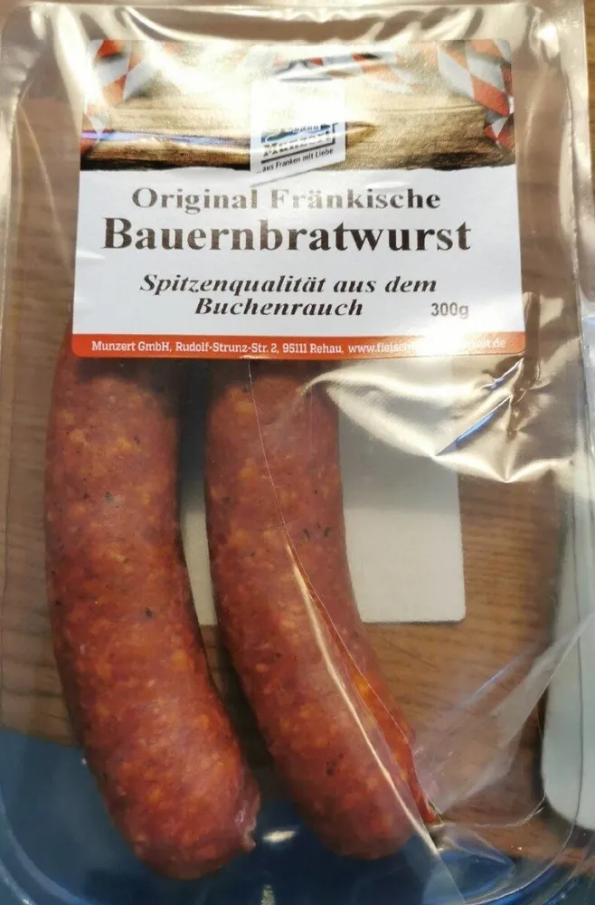 Original Fränkische Bauernbratwurst