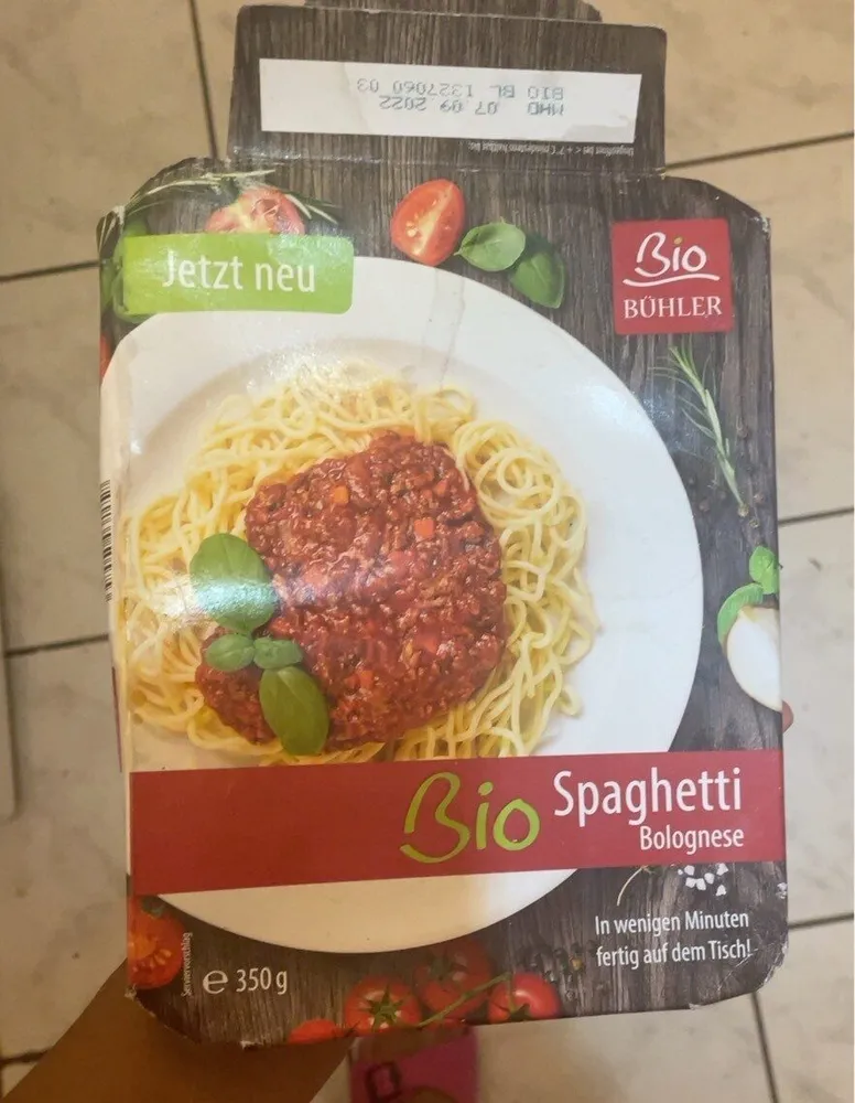 Bio Spaghetti Bolognese