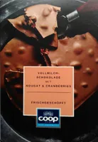 Vollmilchschokolade mit Nougat & Cranberries