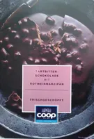 Zartbitterschokolade mit Rotweinmarzipan