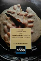Weiße Schokolade mit gesalzenen Mandeln und Bourbon-Vanille
