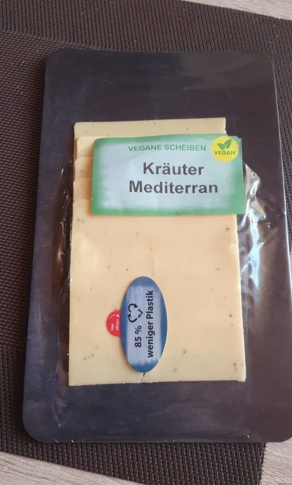 Vegane Scheiben Kräuter