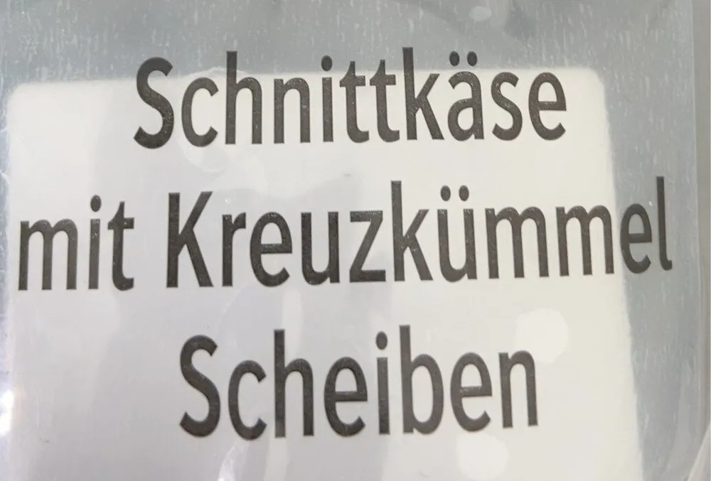 Schnittkase mit kreuzkummel
